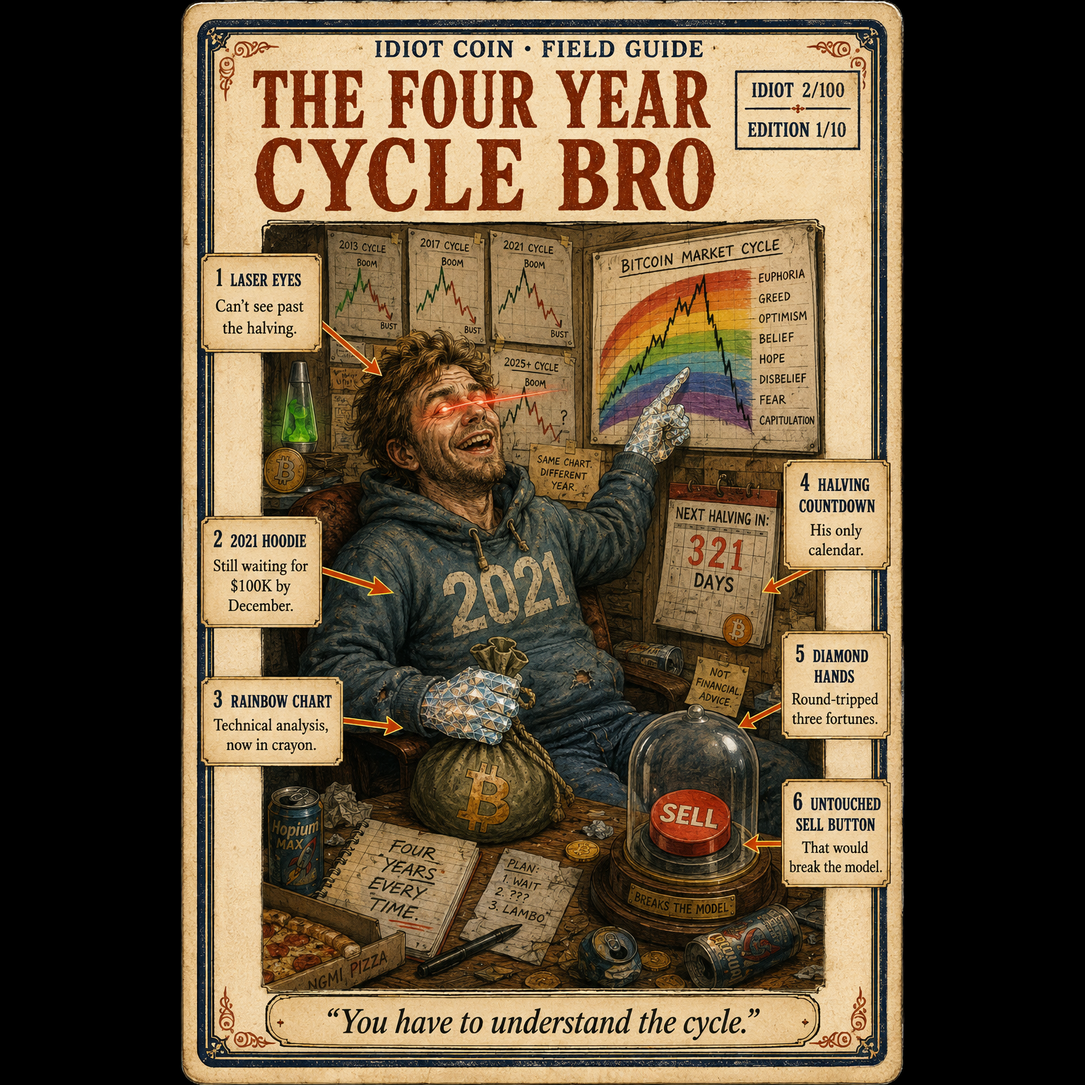 The Four Year Cycle Bro collector card