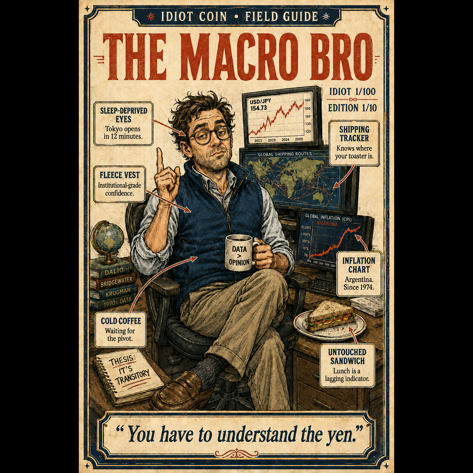 The Macro Bro collector card